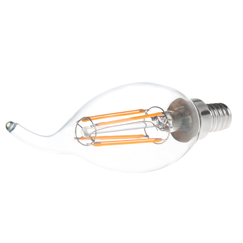CA10 E12 4W LED Vintage Antique Filament Light Bulb, 40W Equivalent, 4-Pack, AC100-130V or 220-240V CA10 E12 4W LED Vintage Antique Filament Light Bulb, 40W Equivalent, 4-Pack, AC100-130V or 220-240V
